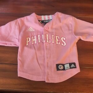 Adidas Kids Pink Phillies Jersey